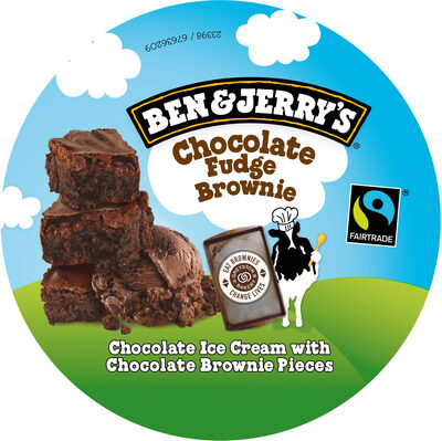 Ben & Jerry's Glace Pot Chocolat Fudge Brownie 500ml - 0076840600038