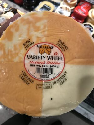 Williams, variety wheel natural cheeses - 0077017400000