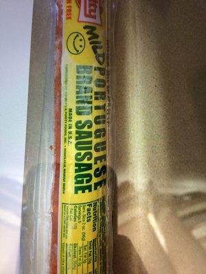 Mild Portuguese Brand Sausage - 0077093000101
