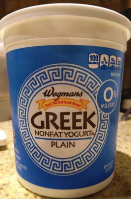 Greek nonfat yogurt plain - 0077890256053