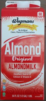 Almond orginal almondmilk - 0077890453599