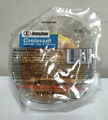 Croissant Sausage Egg & Cheese Sandwich - 0077900354397