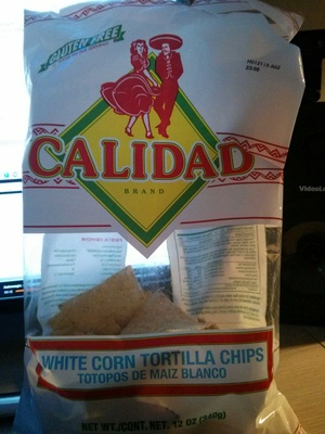 White corner tortilla chips - 0077948009037