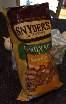 Snyder's of hanover, sourdough nibblers, pretzels - 0077975080047