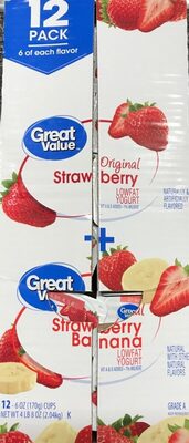 Original Strawberry - Strawberry Banana Lowfat Yogurt - 0078742100623