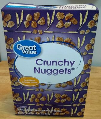 Crunchy nuggets whole grain wheat and barley cereal, crunchy nuggets - 0078742121703
