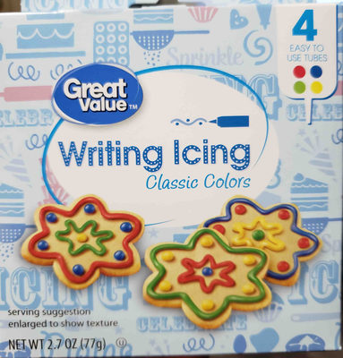 Writing icing classic colors - 0078742198590