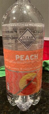 Peach flavored sparkling water beverage, peach - 0078742206226