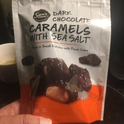Dark chocolate caramels with sea salt - 0078742208121