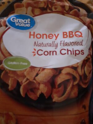 Great Value Honey BBQ Naturally Flavored Corn Chips - 0078742222738