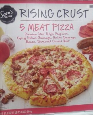 Sam's Choice Rising Crust 5 Meat Pizza - 0078742254210
