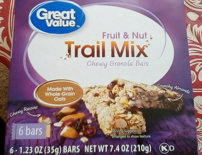 Trail Mix Chewy Granola Bars - 0078742367118