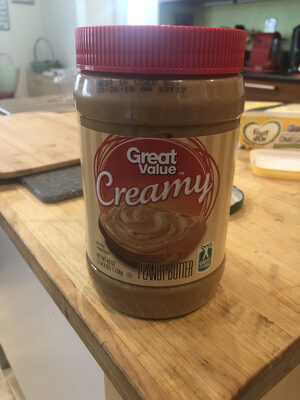 Great value, creamy peanut butter - 0078742370033