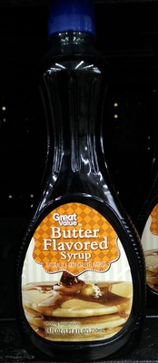 Great value, syrup, butter - 0078742370095