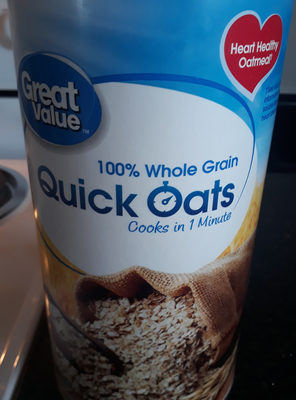100% whole grain quick oats - 0078742371054