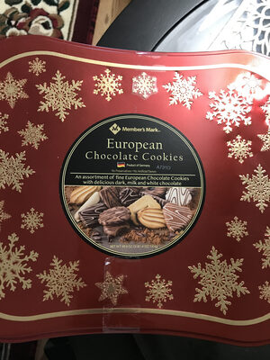 European chocolate cookies, chocolate - 0078742436999