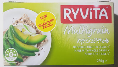Ryvita Multigrain Rye Crispbread - 0078935005353