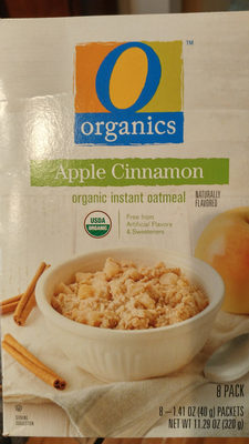 Apple cinnamon organic instant oatmeal - 0079893114811