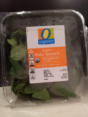 Organic baby spinach - 0079893408521