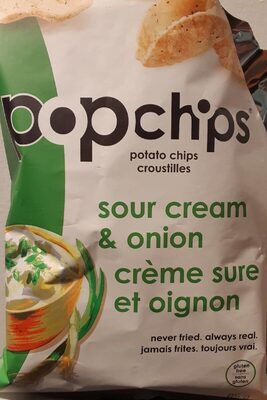 Pop Chips sour cream & onion - 0082666712008