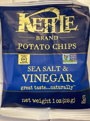 Kettle Brand Sea Salt and Vinegar Potato Chips - 0084114120847