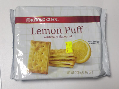 Khong Guan Lemon Puff Biscuits - 0084501244316
