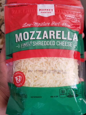 mozzarella shredded cheede - 0085239011447