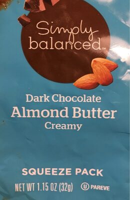 Dark chocolate almond butter creamy - 0085239027639