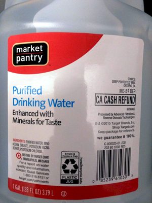 Purified Drinking Water - 0085239610305