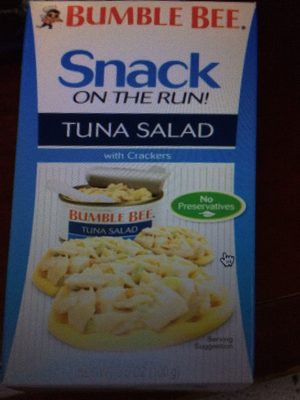 Snack on the run tuna salad with crackers - 0086600707778