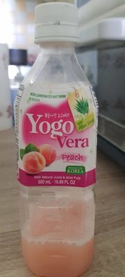 Yogo vera, non carbonated soft drink, peach - 0087703157828