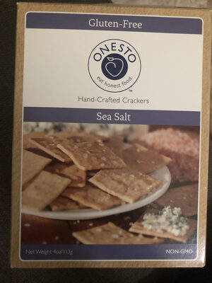 Hand crafted crackers, Sea Salt - 0088057085867
