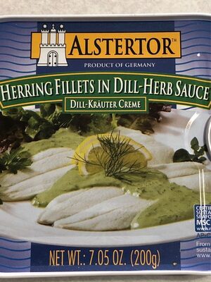 Herring fillets in dill-herb sauce - 0088468562308