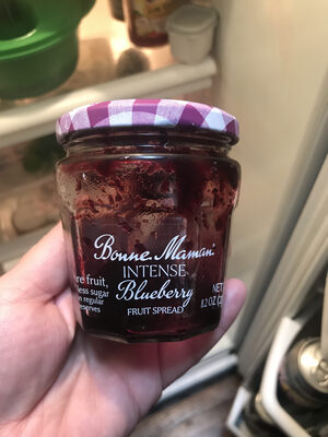 Bonne Maman Intense Blueberry Fruit Spread 235g/8.2 oz - 0088702882414
