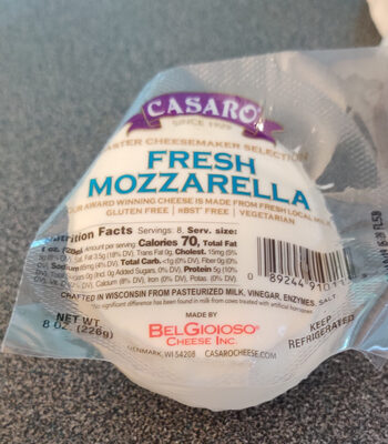Fresh Mozzarella - 0089244910115
