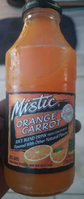 Mistic, orange carrot juice drink, orange & carrot - 0089396152968