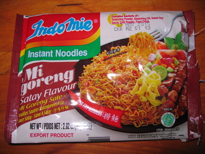 Instant noodles migoreng satay flavour - 0089686140743