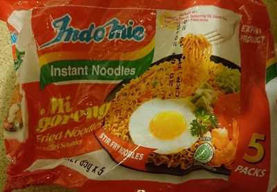 IndoMie Mi Goreng Instant Noodles 5 Pack - 0089686170924