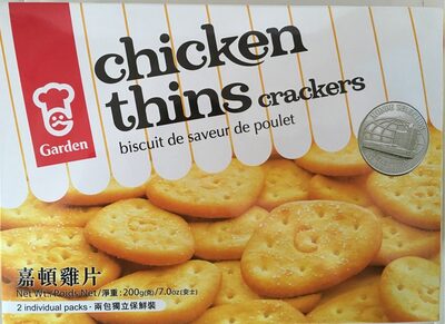 Chicken thins crackers - 0089782012067