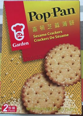 Pop Pan sesame crackers - 0089782019455