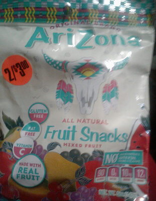 Arizona snack company, fruit slices - 0095248808891