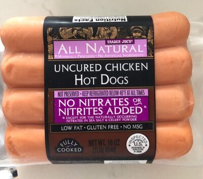 Uncured chicken hot dogs - 00965279