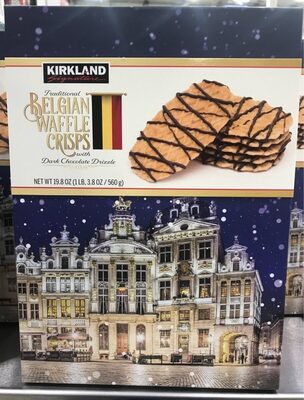 Belgian waffle crisps - 0096619180493