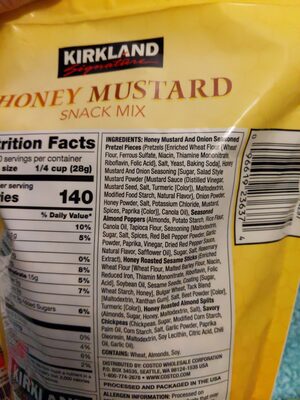 Honey Mustard Snack mix - 0096619236374