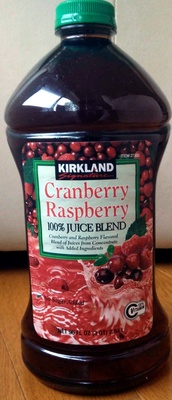 Cranberry Raspberry 100% Juice Blend - 0096619273805