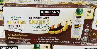 Chocolate banana almond non-dairy beverage, chocolate banana almond - 0096619277797