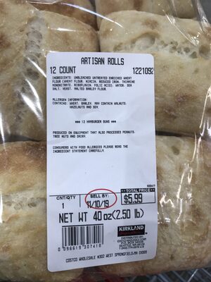 Artisan burger buns - 0096619307418