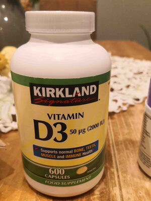 Kirkland Signature Vitamin D3 - 0096619393916