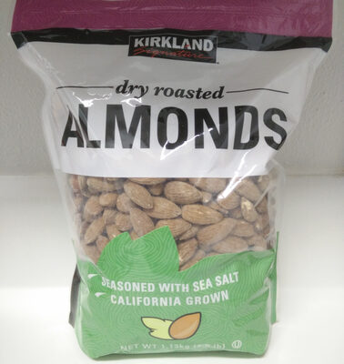 Dry roasted almonds - 0096619723829