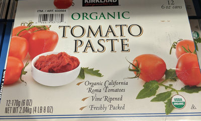 Organic Tomato Paste - 0096619937332